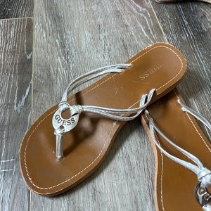 Guess Sandals- silver